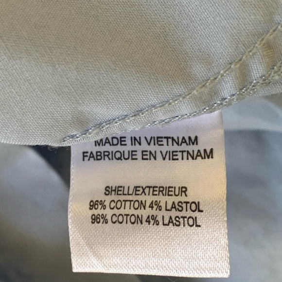 Theory | Blue button down cotton shirt men’s size large - Picture 15 of 16